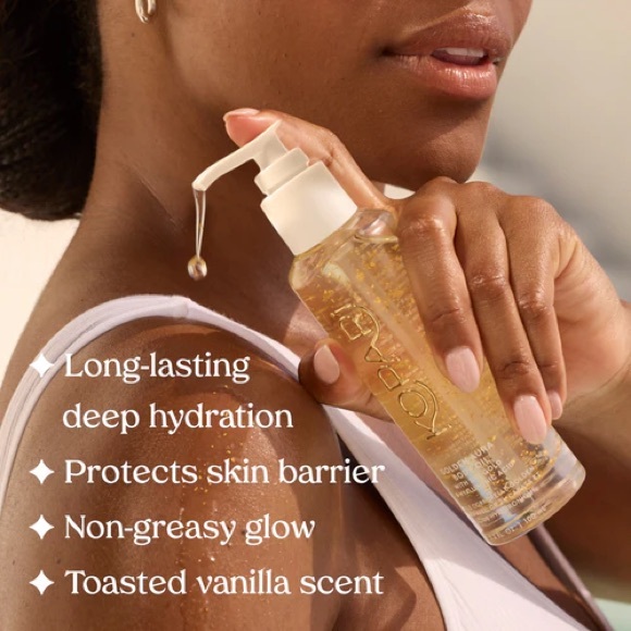 Kopari | Beauty Golden Aura Body Oil Moisturizer 24K Gold Hyaluronic Acid - Picture 8 of 11